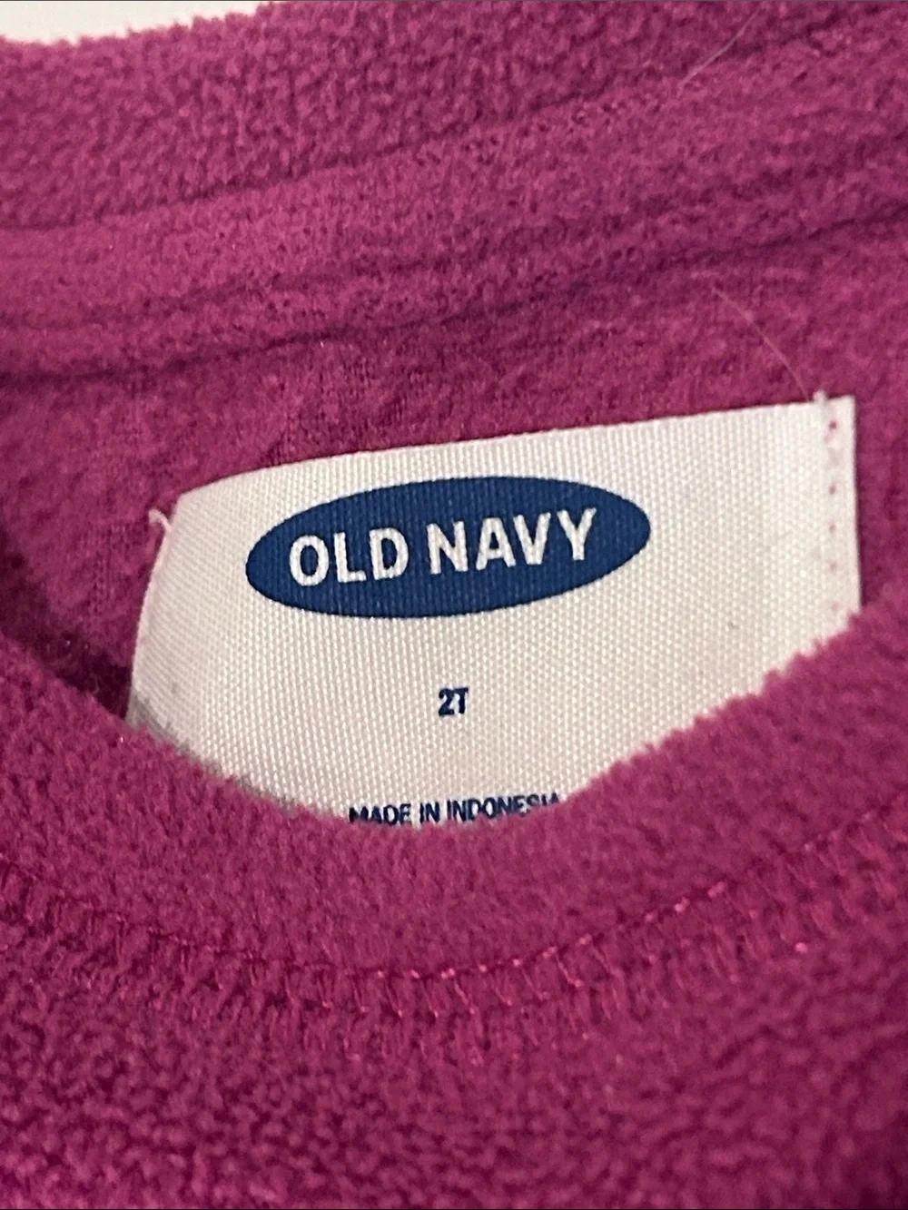 Old Navy Fleece Pullover Sweatshirt - Berry